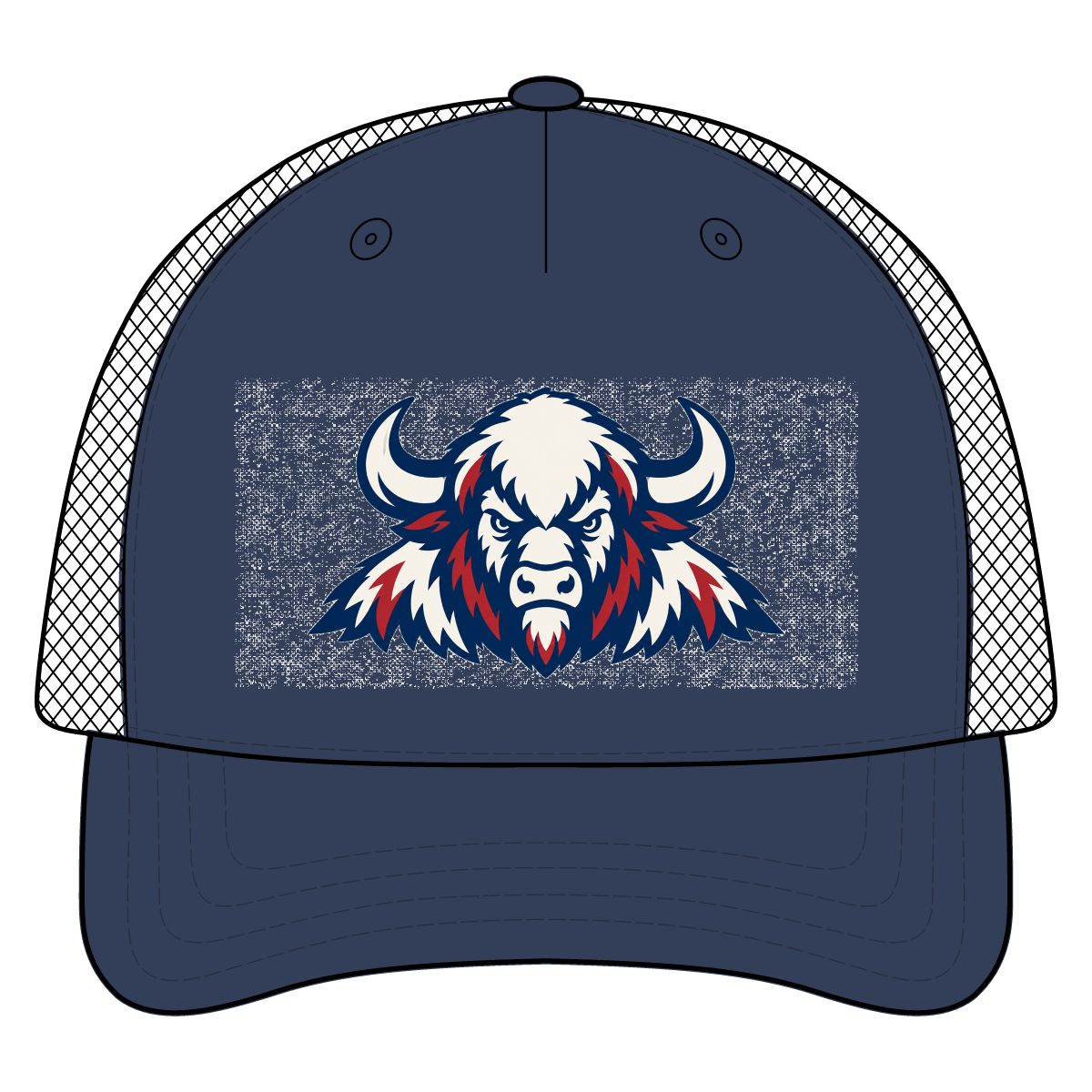 Buffalo Mascot Trucker Hat