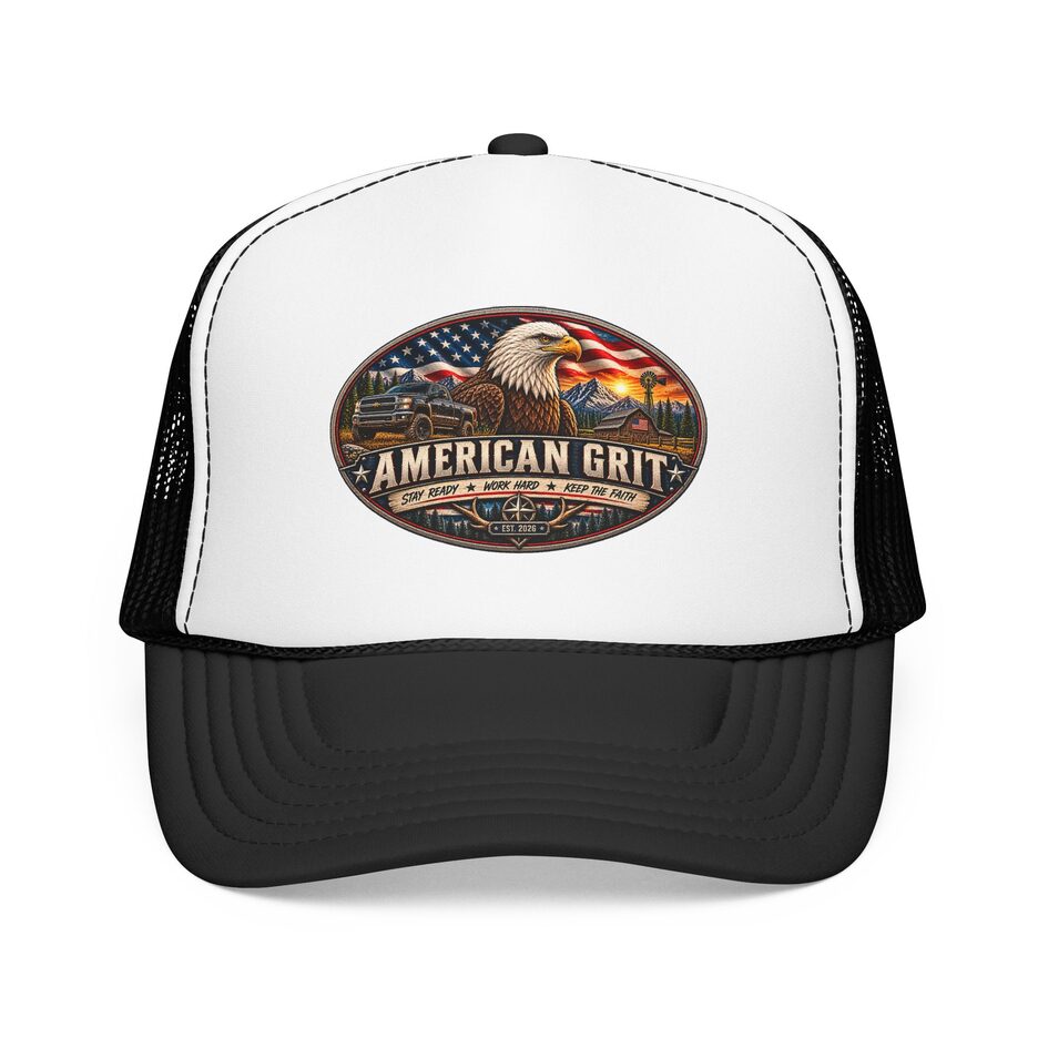 American Grit Patriotic Eagle Foam Cap