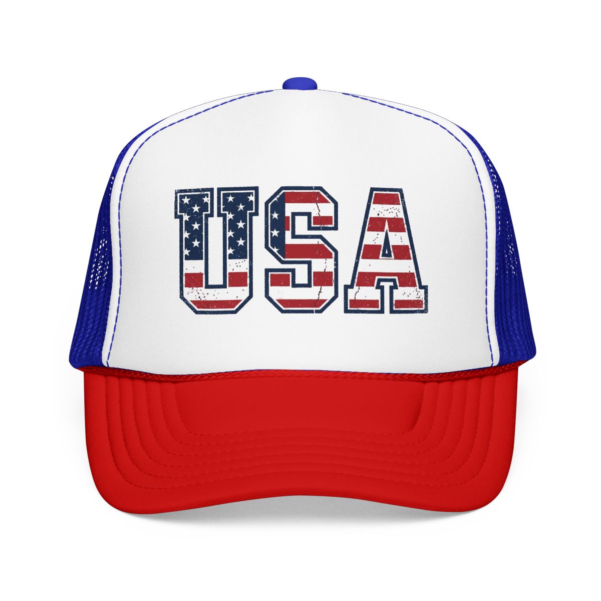 USA Flag Trucker Hat
